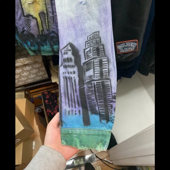 Amiri Hollywood Denim Jacket - Picture 2 of 8